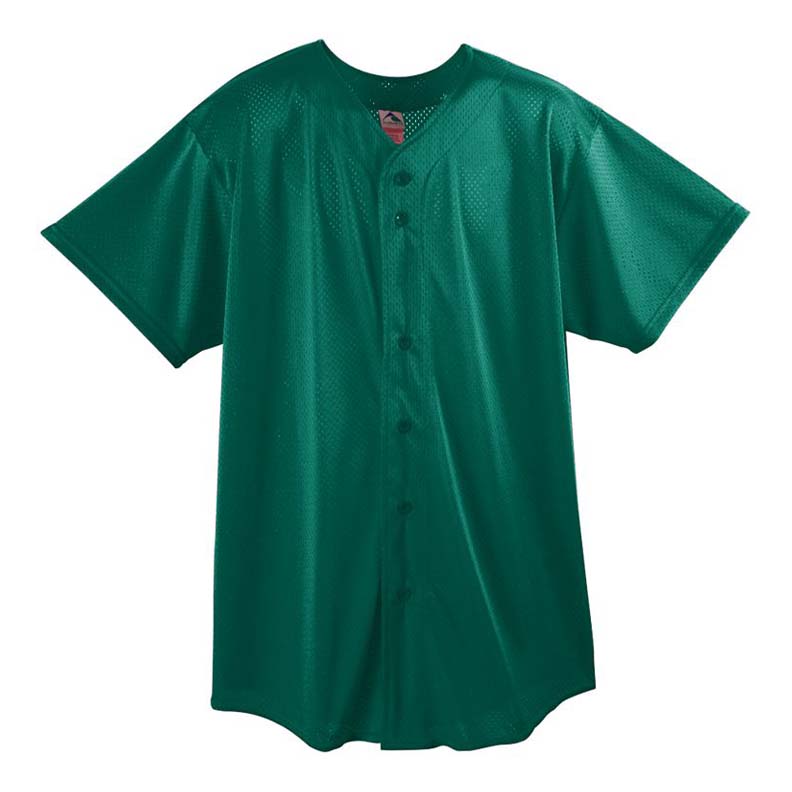 Adult Mesh Button Front Baseball Shirt
