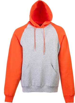 Adult Heavyweight Color-Blocked Hooded Sweatshirt (2X-Large) from Augusta Sportswear
