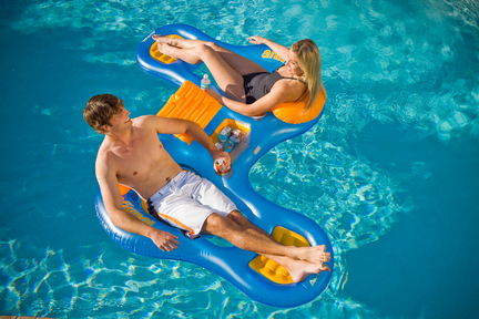 Ahh-Qua Lounger Inflatable Pool Float
