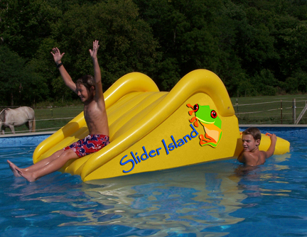 Slider Island Inflatable Water Slide
