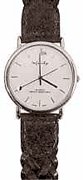 Silver Faced with Black Band Mens Golf Watch with Braided Band