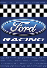 Ford Racing Premium 28" x 40" Two-Sided Banner