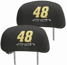 Jimmie Johnson #48 Head Rest Covers - Set of 2