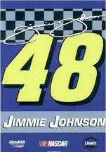 Jimmie Johnson #48 Premium 28" x 40" Two-Sided Banner