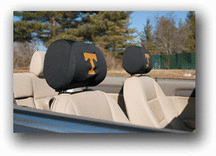 Tennessee Volunteers Head Rest Covers - Set of 2
