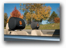 Clemson Tigers Head Rest Covers - Set of 2