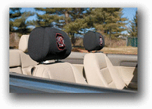 South Carolina Gamecocks Head Rest Covers - Set of 2