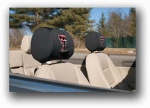 Texas Tech Red Raiders Head Rest Covers - Set of 2