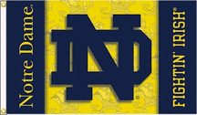Notre Dame Fighting Irish "ND" Premium 2-Sided 3 x 5 Flag