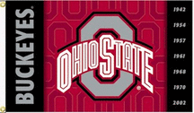 Ohio State Buckeyes Premium 2-Sided 3 x 5 Flag