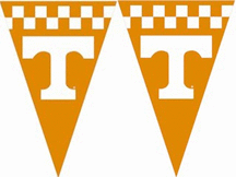 Tennessee Volunteers 25 String of 6" x 9" Party Pennants