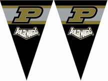 Purdue Boilermakers 25 String of 6" x 9" Party Pennants