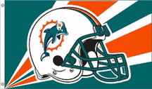 Miami Dolphins Premium 3′ x 5′ Flag Picture