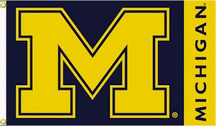 Michigan Wolverines Premium 3 x 5 Flag