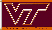 Virgina Tech Hokies Premium 3 x 5 Flag