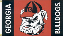 Georgia Bulldogs "Bulldog Head" Premium 3 x 5 Flag