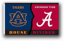 Alabama Crimson Tide vs. Auburn Tigers Premium 3 x 5 Rivalry Flag