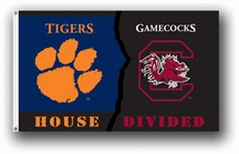 Clemson Tigers vs South Carolina Gamecocks Premium 3 x 5 Rivalry Flag
