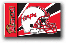 Maryland Terrapins Premium 3′ x 5′ Helmet Flag Picture