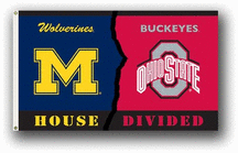 Ohio State Buckeyes vs. Michigan Wolverines 3 x 5 Rivalry Flag