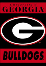 Georgia Bulldogs 'G' Premium 28' x 40' Two-Sided Banner