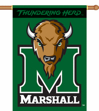 Marshall Thundering Herd Premium 28' x 40' Two-Sided Banner