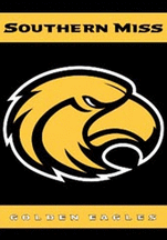 Southern Mississippi Golden Eagles Premium 28' x 40' Two-Sided Banner
