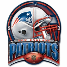 New England Patriots High Definition Wall Clock