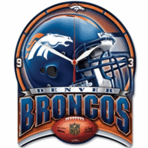 Denver Broncos High Definition Wall Clock