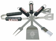 Texas Tech Red Raiders Grill BBQ Utensil Set