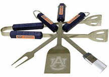 Auburn Tigers Grill BBQ Utensil Set