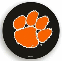 Clemson Tigers NCAA Licensed Black Spare Tire Cover