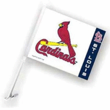 St. Louis Cardinals Car Flags - 1 Pair