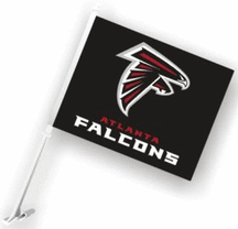Atlanta Falcons Car Flags - 1 Pair