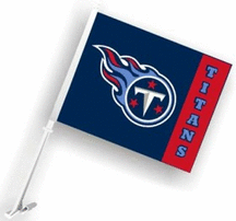 Tennessee Titans Car Flags - 1 Pair