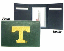 Tennessee Volunteers Embroidered Leather Tri-Fold Wallet