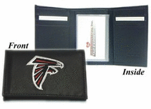 Atlanta Falcons Embroidered Leather Tri-Fold Wallet