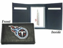 Tennessee Titans Embroidered Leather Tri-Fold Wallet