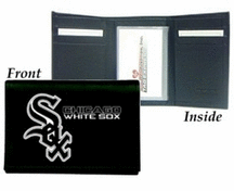 Chicago White Sox Embroidered Leather Tri-Fold Wallet