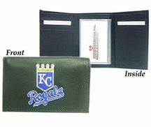 Kansas City Royals Embroidered Leather Tri-Fold Wallet