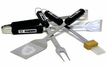Oakland Raiders Grill BBQ Utensil Set