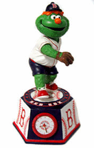 Boston Red Sox "Wally" Bobble Head Doll Clock from Forever Collectibles