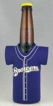 Milwaukee Brewers Bottle Jersey Holders Set of 4