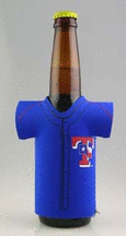 Texas Rangers Bottle Jersey Holders Set of 4
