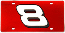 Dale Earnhardt, Jr. #88 Green Laser Cut License Plate