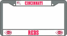 Cincinnati Reds Chrome License Plate Frame - Set of 2