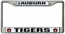 Auburn Tigers Chrome License Plate Frame - Set of 2