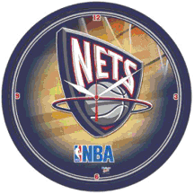 New Jersey Nets Wall Clock from WinCraft