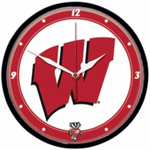 Wisconsin Badgers Wall Clock from WinCraft