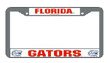 Florida Gators Chrome License Plate Frame - Set of 2